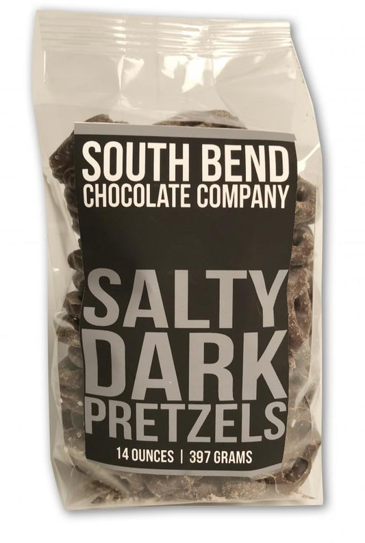 Salty Dark Chocolate Pretzels