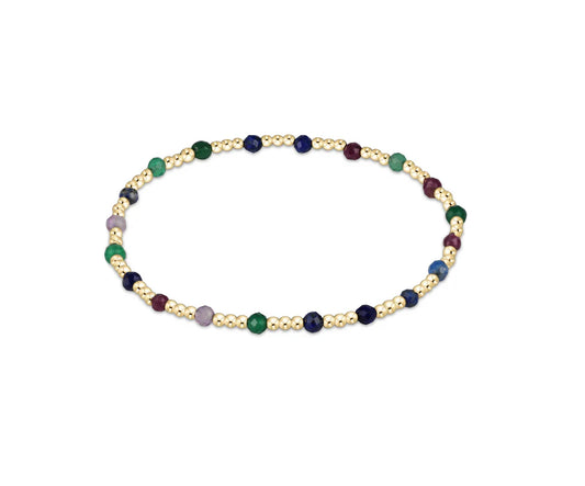 Gold Sincerity Pattern 3mm- Gemstone