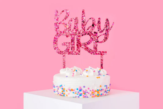 Baby Girl Cake Topper