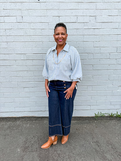 Delilah Button Top