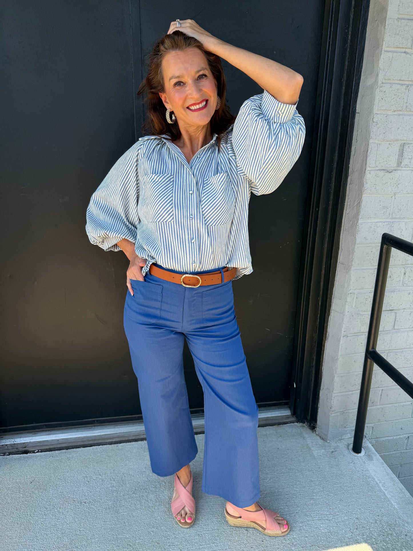 Delilah Button Top