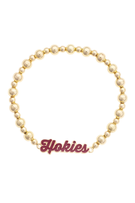 Virginia Tech Hokies Autograph Enamel Stretch Bracelet