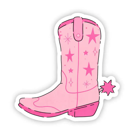 Cowgirl Boot Sticker