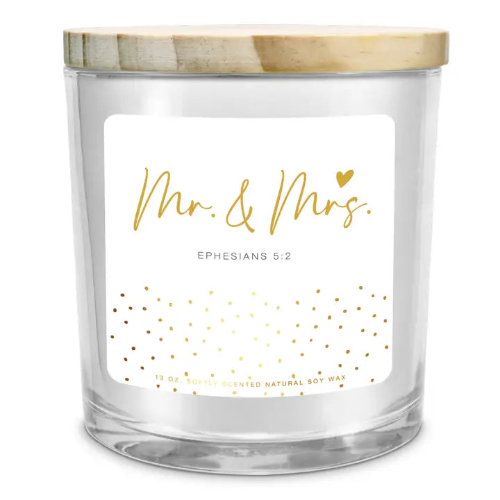 Soy Candle-Mr and Mrs - Ephesians 5