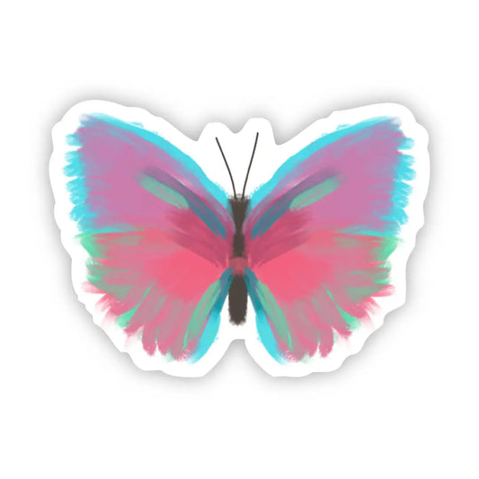 Butterfly Multicolor Vinyl Sticker