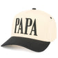 PAPA Letter Embroidered on Two Tone Trucker Hat