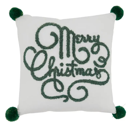 Merry Christmas Design Throw Pillow