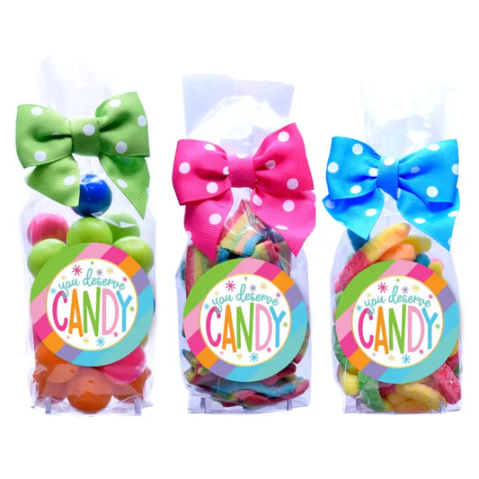 Regular Treat Bags- Bright Stripe