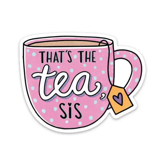 That's The Tea Vinyl Sticker