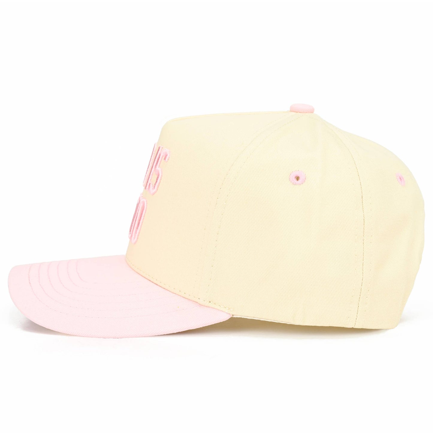 GOD IS GOOD Embroidered Letter Two Tone Trucker Hat