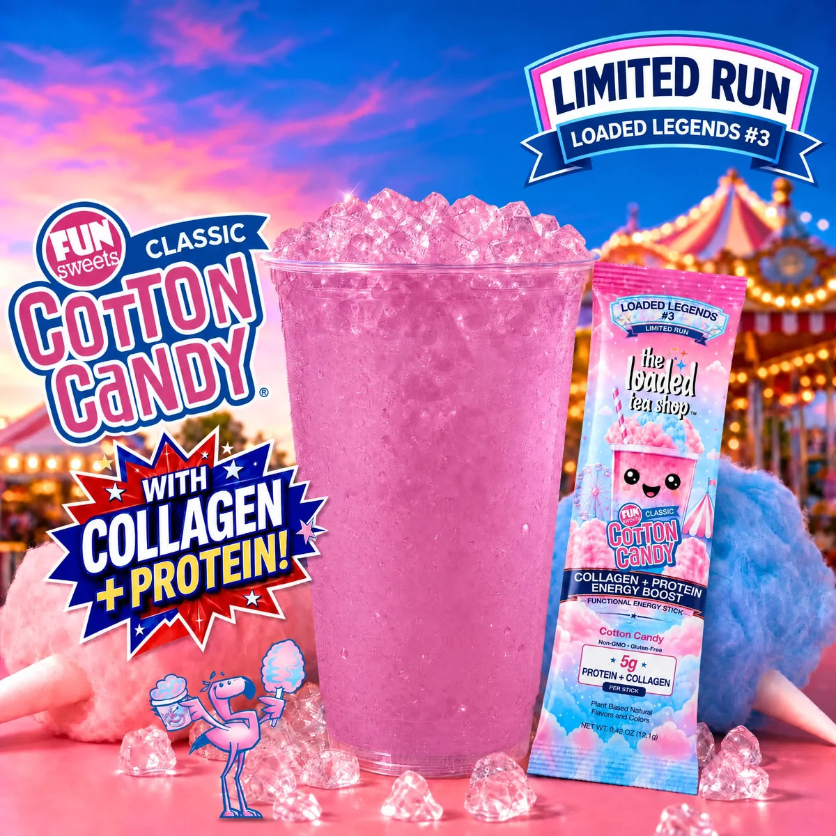 The Loaded Tea Shop - Hydration Packet with Collagen + Protein
