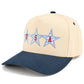 STAR USA Letter with Stars on Two Tone Trucker Hat