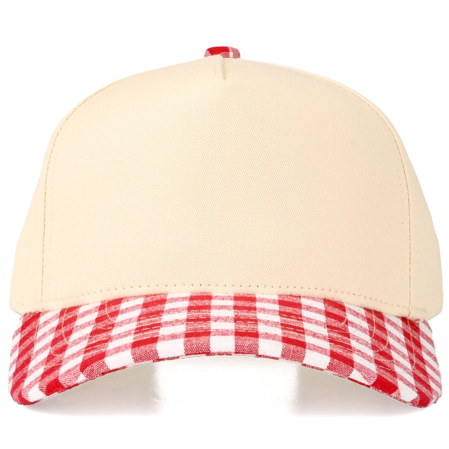 BIG GINGHAM CHECK PATTERN on Two Tone Trucker Hat