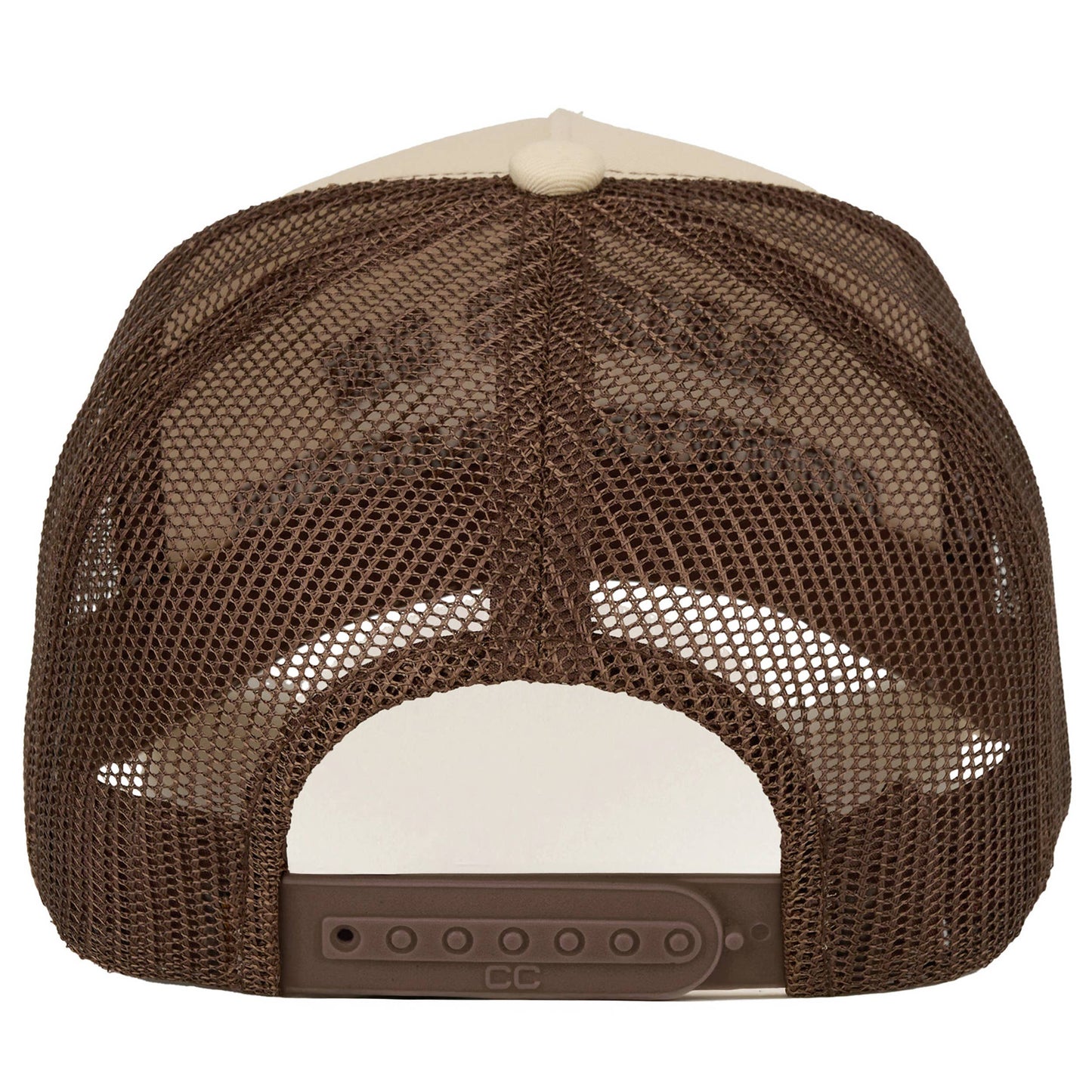 RAISED ON COUNTRY MUSIC Letter on Two Tone Trucker Hat