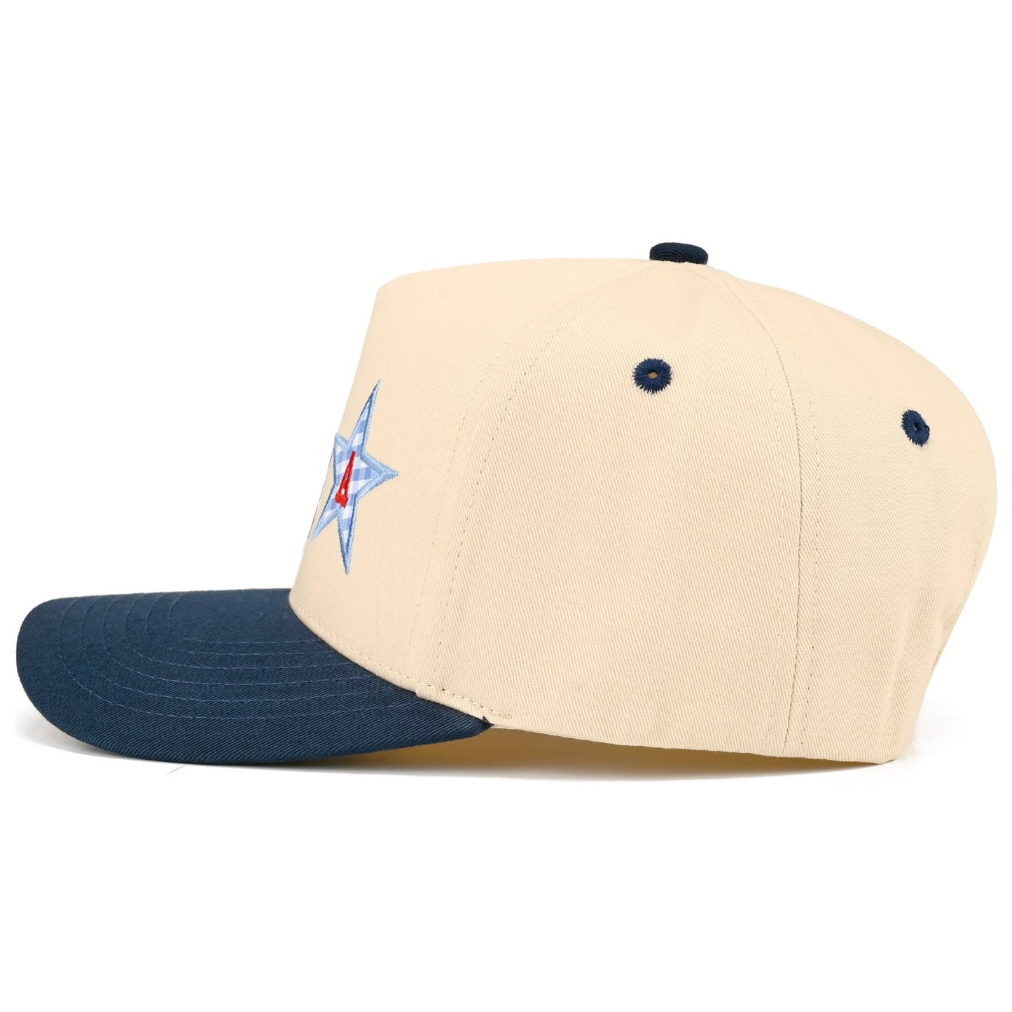 STAR USA Letter with Stars on Two Tone Trucker Hat