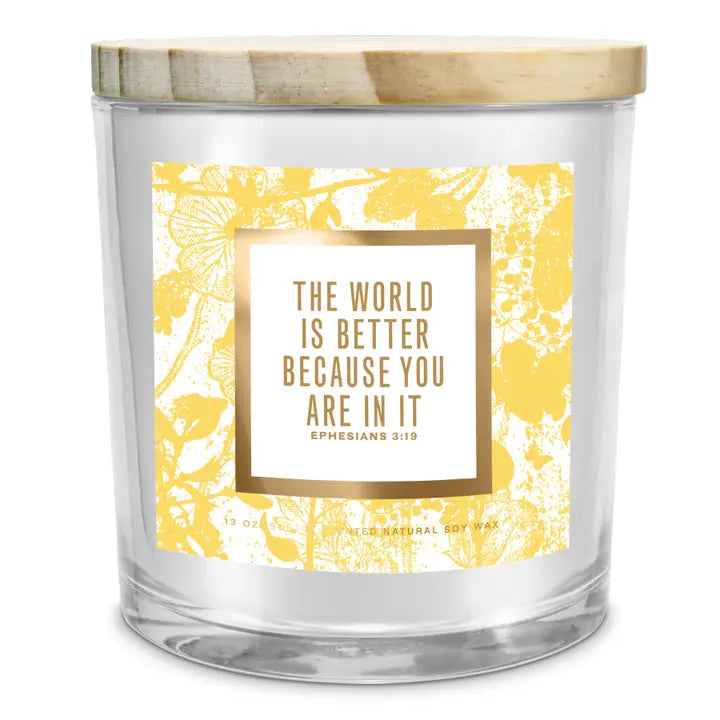 Soy Candle-World Is Better Place