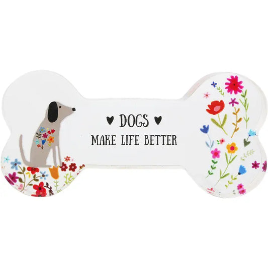 Dogs - 5.5" Acrylic Bone Plaque