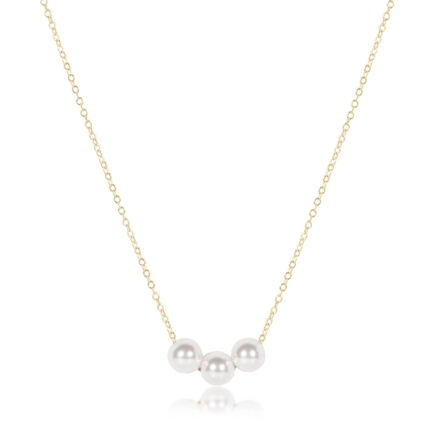 Enewton Egirl - 14" Necklace Gold - Joy Pearl