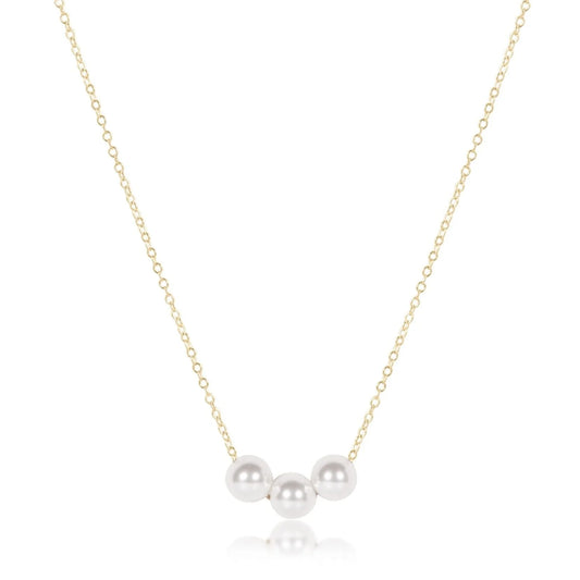 Enewton Egirl - 14" Necklace Gold - Joy Pearl