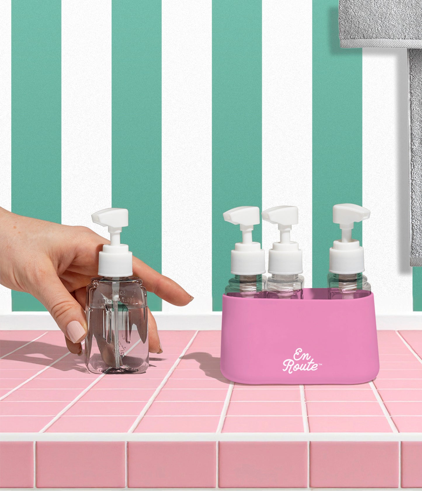 En Route Bon Voyage 4 Piece Travel Bottles