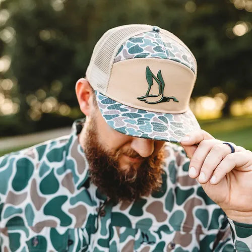Panel 3D Puff Duck Logo Hat