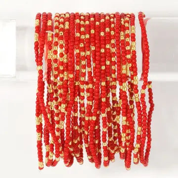 Stretch Seed Bead GAME DAY Bracelets
