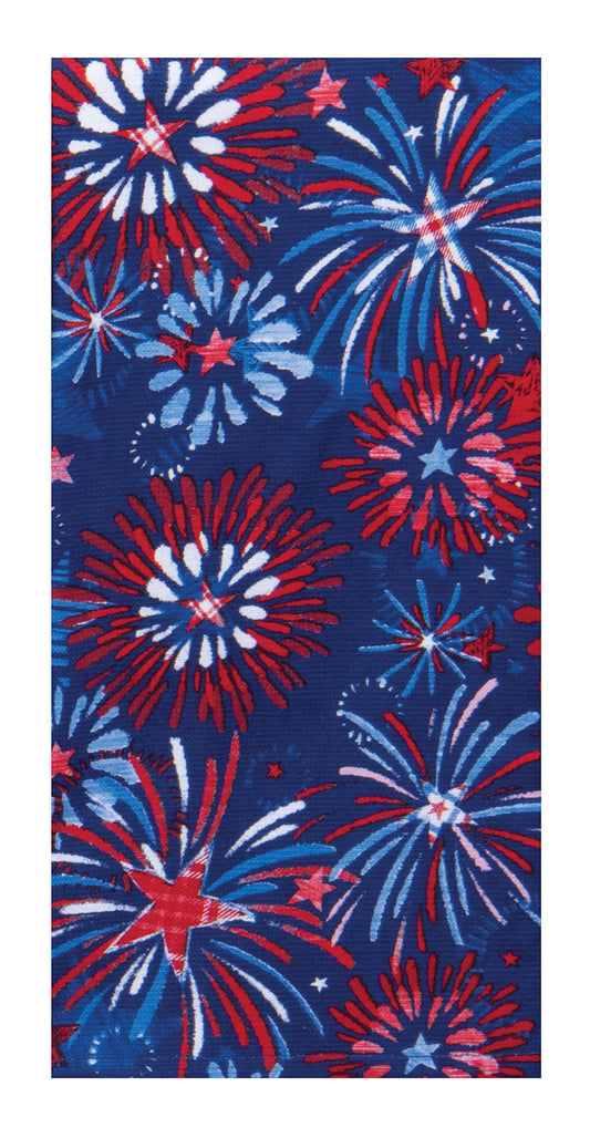 Patriotic Fireworks Dual Purpose Kitchen Towel