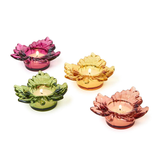 Leaf Tealight Candleholders