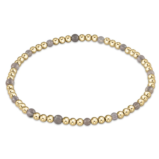 Gold Sincerity Pattern 3mm- Gemstone