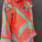 Estate Orange Long Shirt Dress