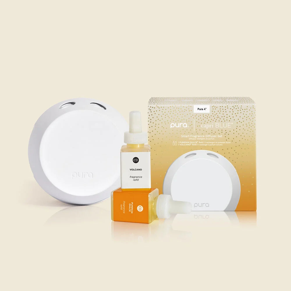 Holiday Pura Smart Home Diffuser- Pumpkin Dulce and Volcano