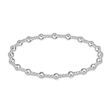 Enewton Extends - Classic Sincerity Pattern Sterling Silver 4mm Bead Bracelet