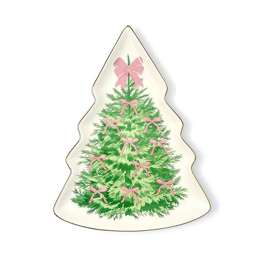 Bow-tiful Tree-Shape Plate