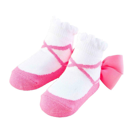 Ballet Bow Baby Socks