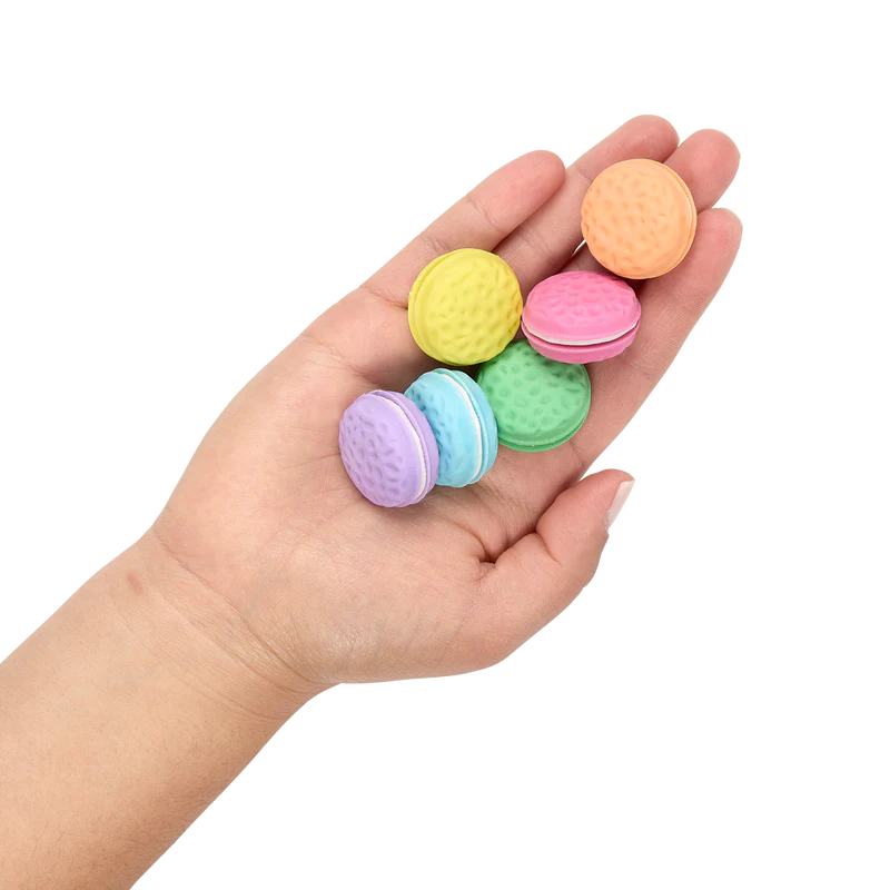 Macarons Scented Erasers- Set of 6