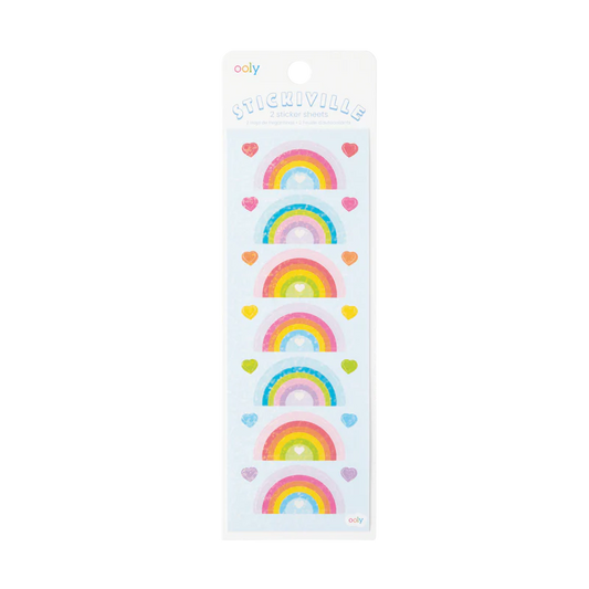 Rainbow Holographic Stickiville Stickers