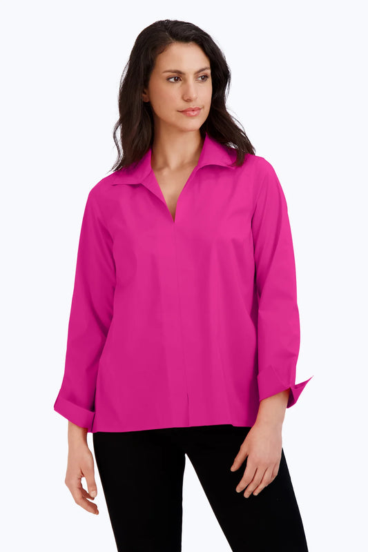 Agnes Stretch No Iron Popover Shirt