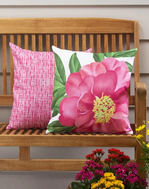 Blooming Pink Pillow Cover