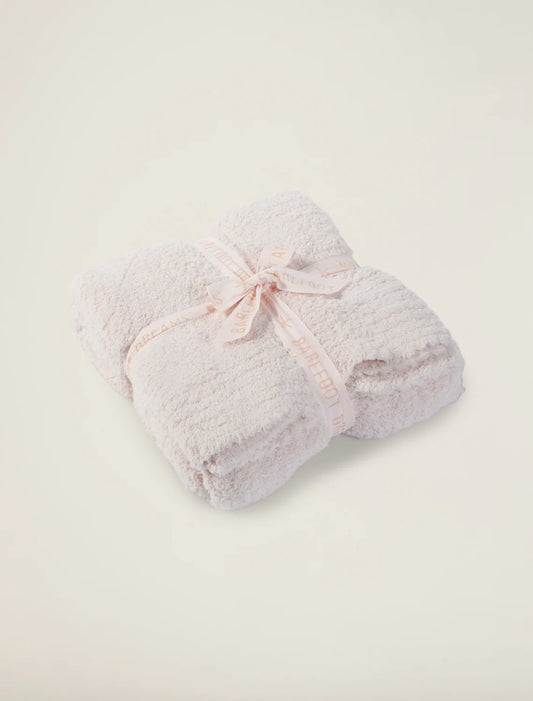 Pink Wrap CozyChic knit Throw Blanket