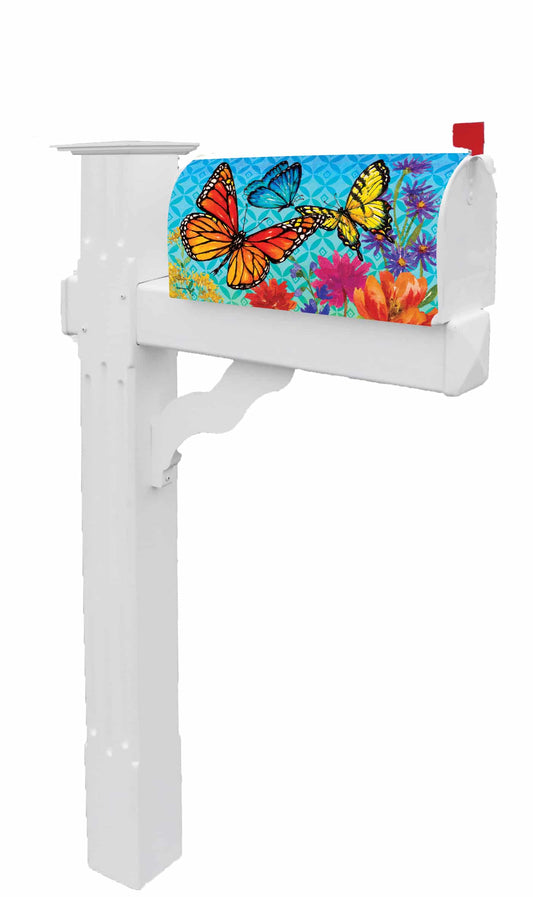 Mailbox Cover- Butterflies & Wildflowers