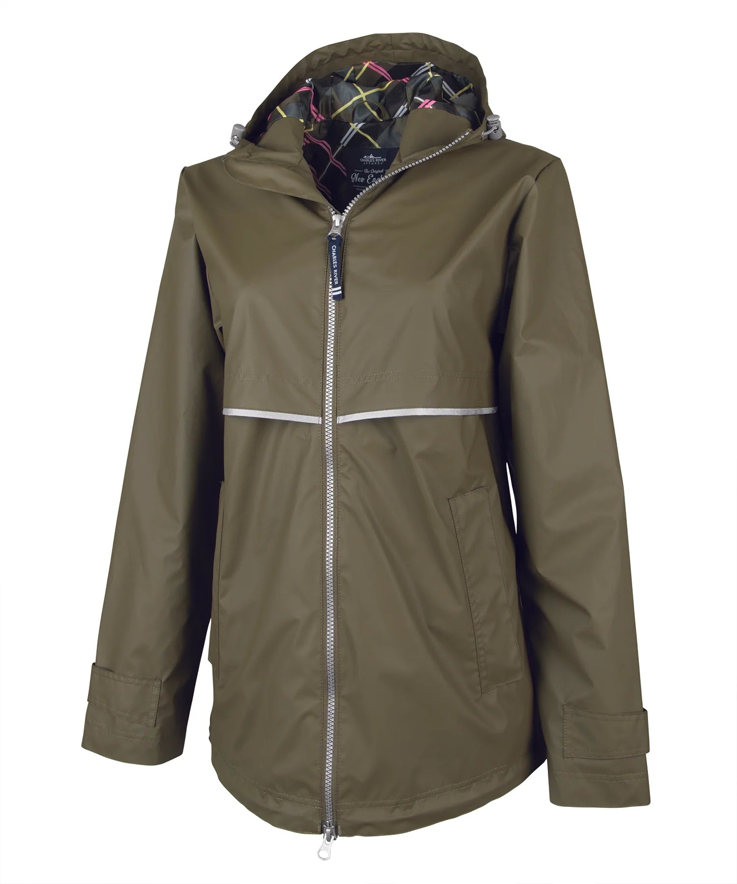 Printed online rain jackets