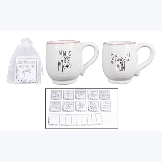 Mother's Day Mug with Best Mom Cards