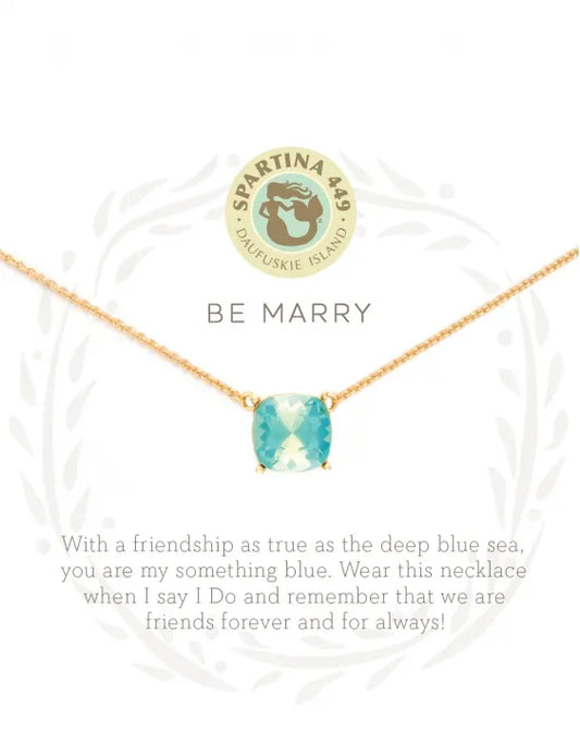 Be 'Marry' Something Blue Necklace