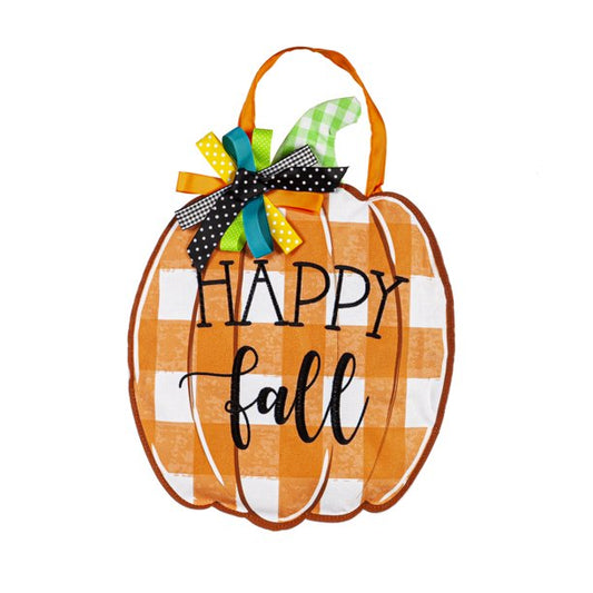 Happy Fall Pumpkin Door Decor