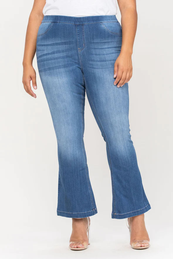 Mid Rise Flare Jegging- 30" Inseam