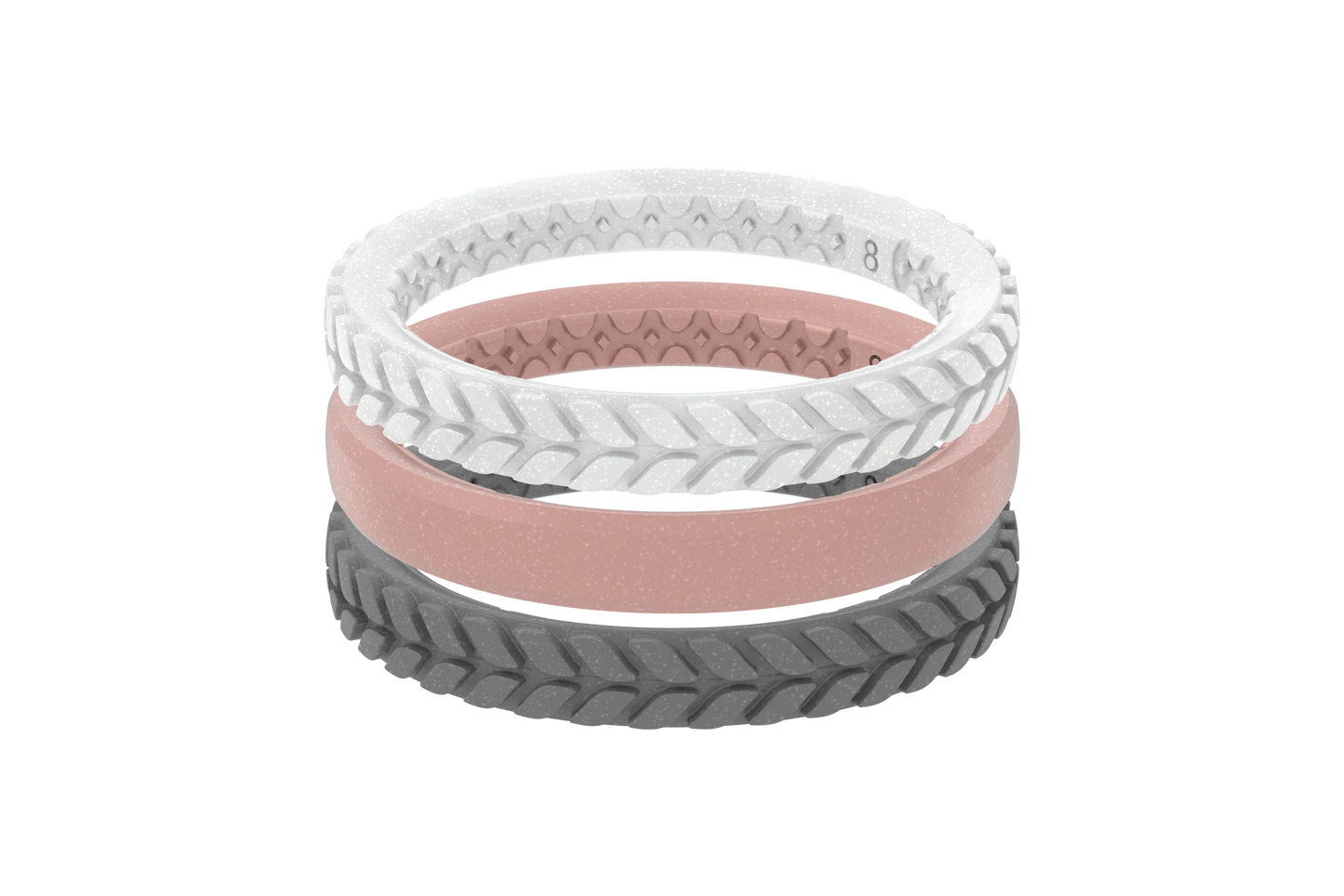 Women's Thin Stackable Silicone Ring