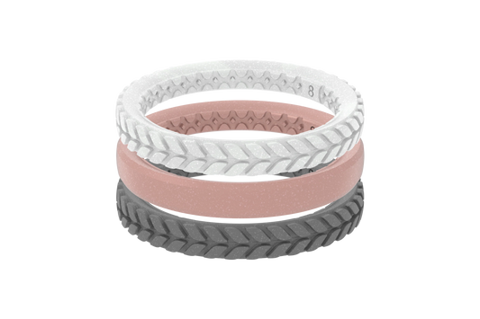 Women's Thin Stackable Silicone Ring