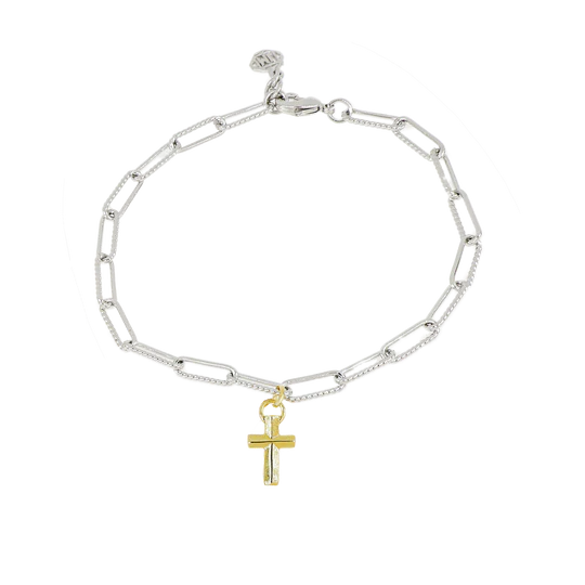 Cross Charm Necklace - 16in
