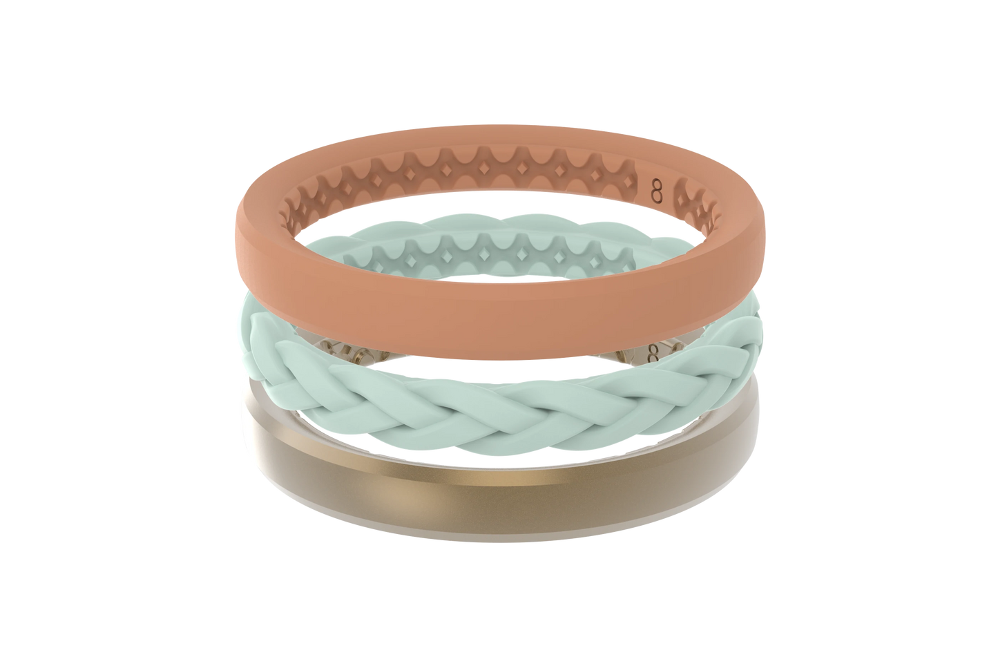 Women's Thin Stackable Silicone Ring