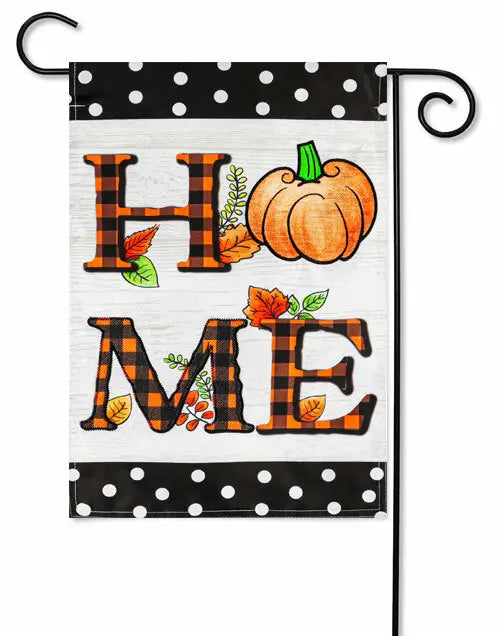 Pumpkin Home Garden Applique Flag